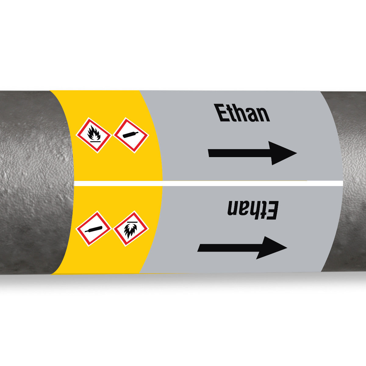 Marqueurs de tuyaux ISO 20560 - Gaz