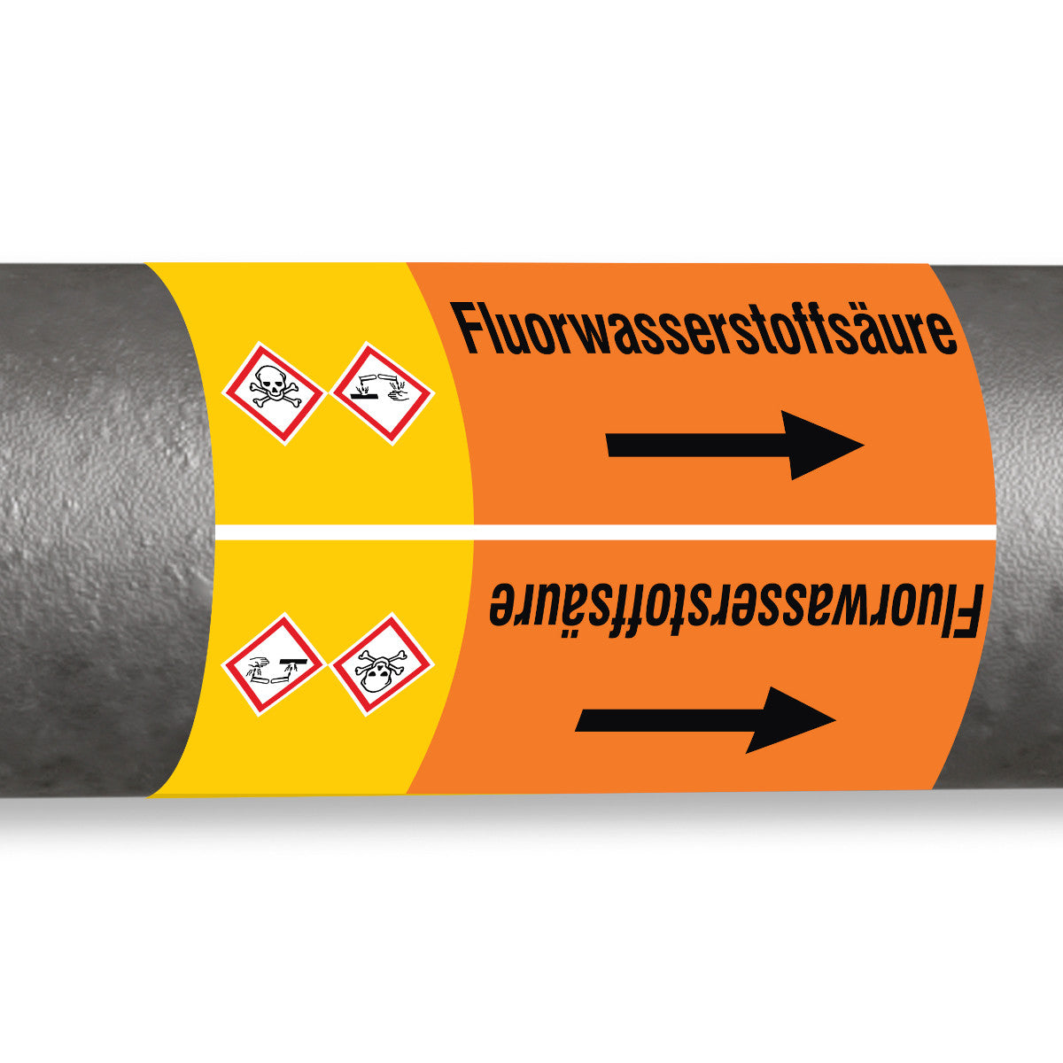 ISO 20560 Rohrmarkierer - Säuren