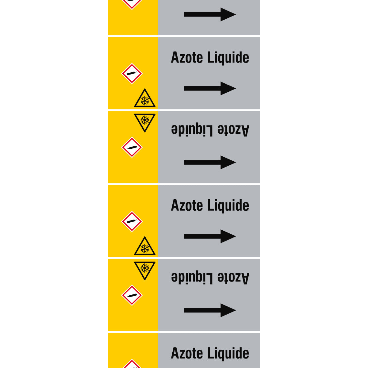 ISO 20560 Rohrmarkierer - Gas