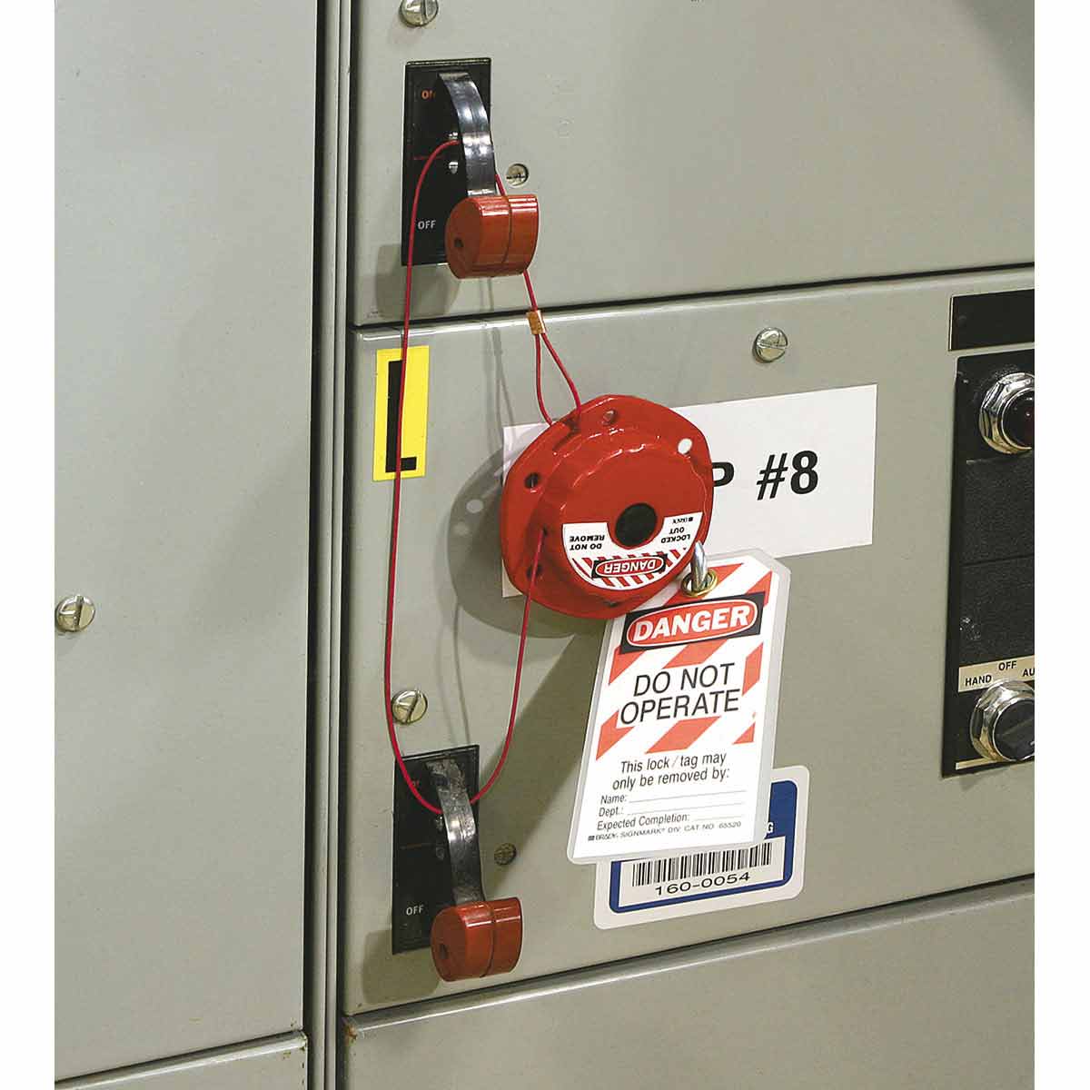 Mini - Kabelverriegelungssystem mit Stahlkabel