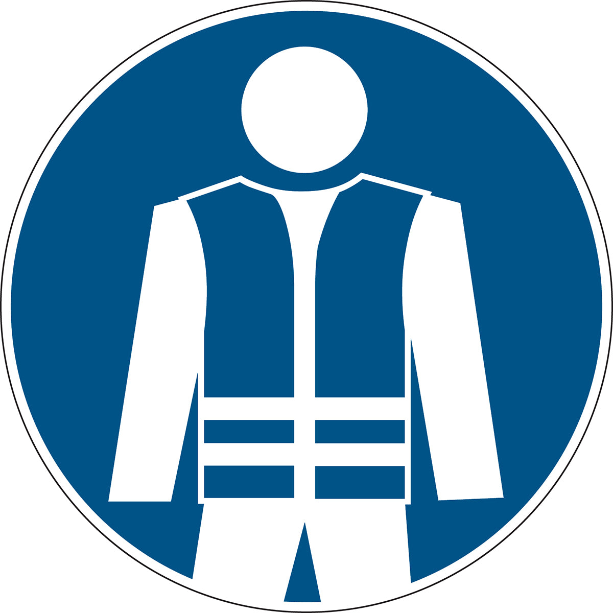 Panneaux obligatoires - Portez un gilet de sécurité