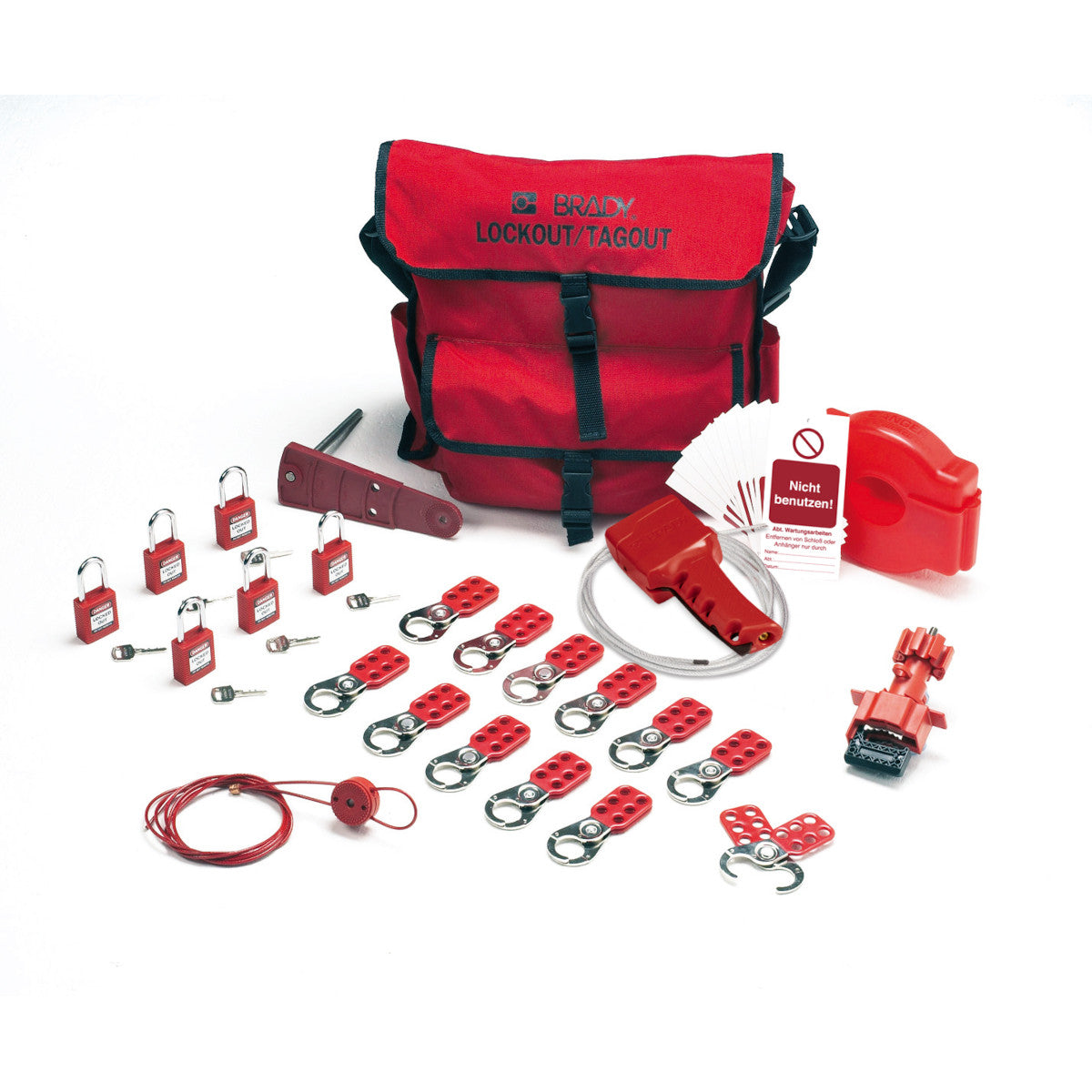 Lockout set for valves