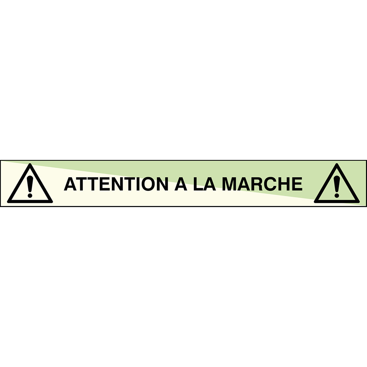 Langnachleuchtende Sicherheitsschilder