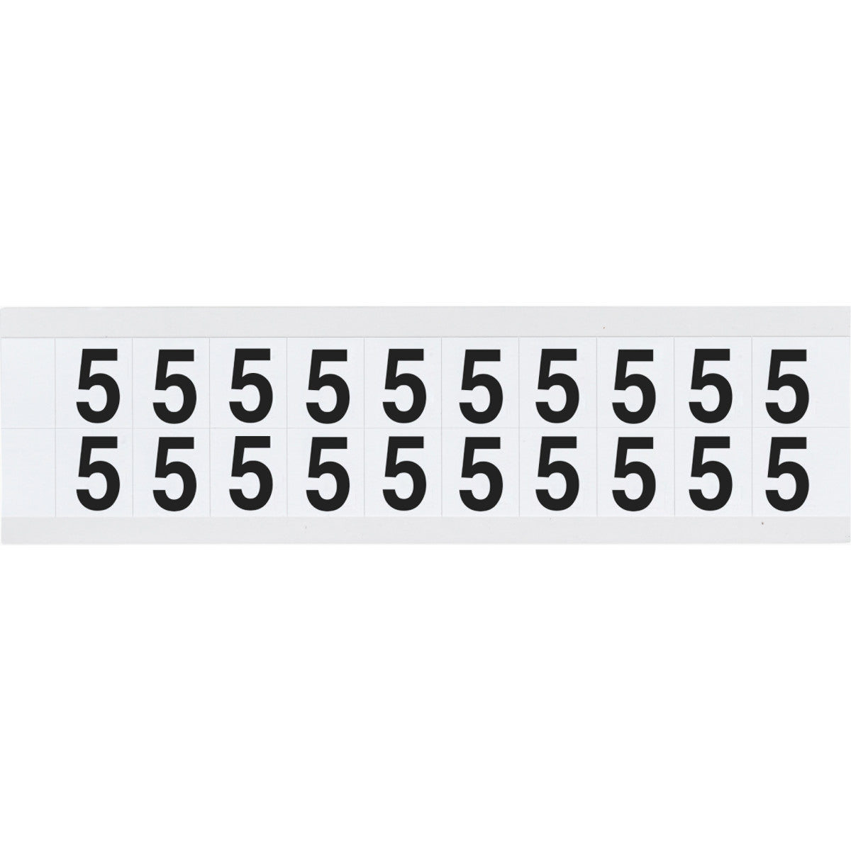 B-946 (Vinyle) pour usage intérieur et extérieur - Numéro sur la carte - 5
