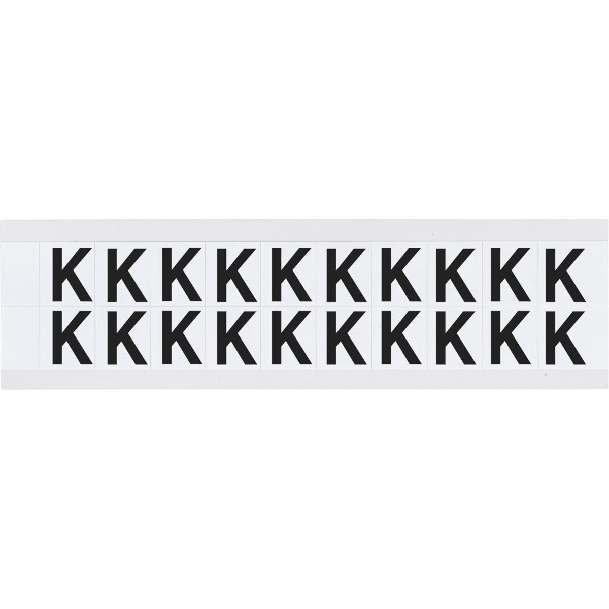B-946 (Vinyl) für die Innen - und Aussenanwendung - Buchstaben auf Karte - K