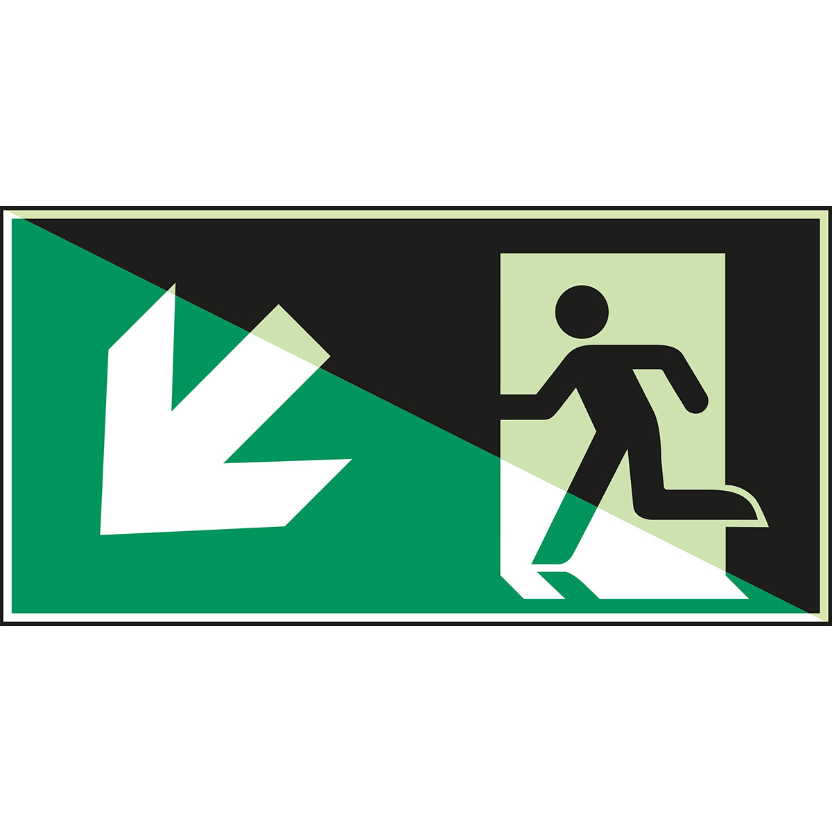 Photoluminescent safety signs