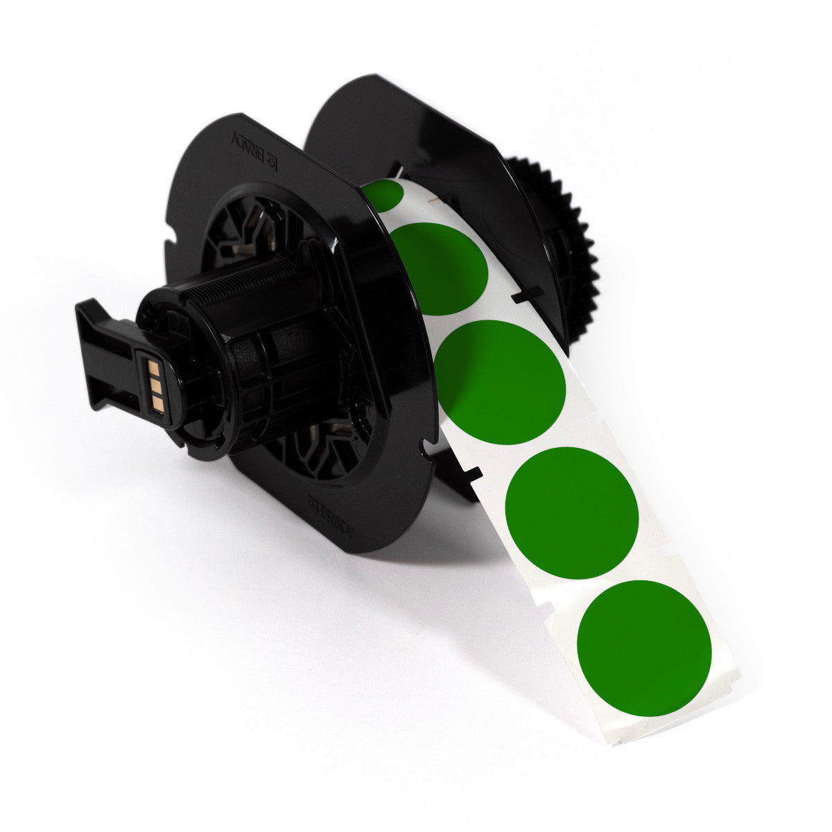 Inspection sticker, 25 mm, green