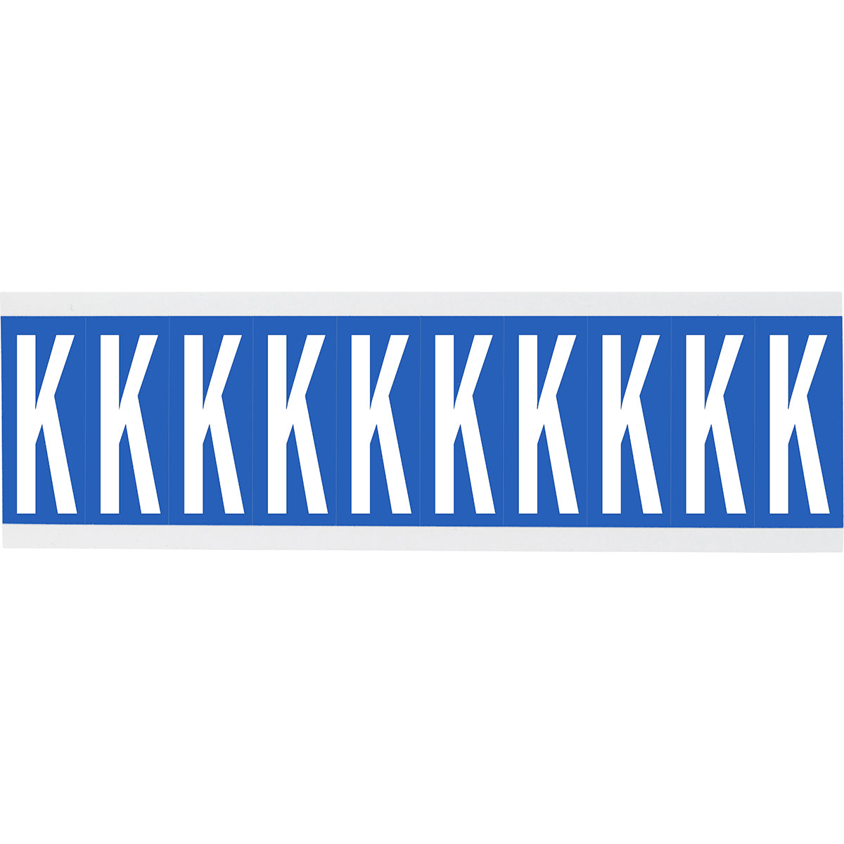 Zahlen oder Buchstaben auf Karte - 22 x 38 mm Weiss/Schwarz - K