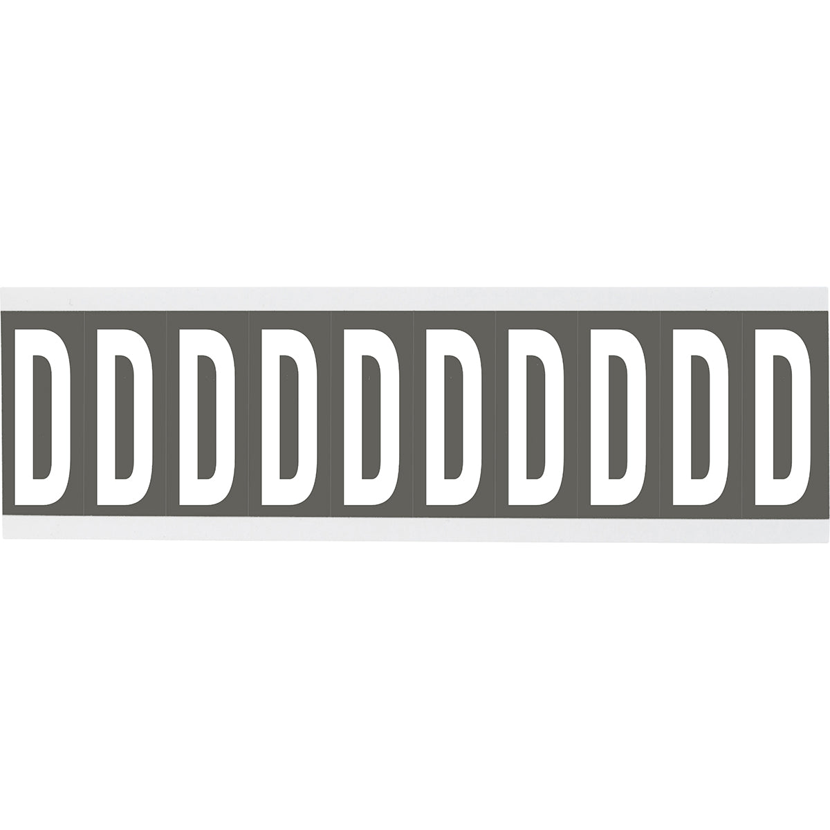 Chiffres ou lettres sur carte - 22 x 38 mm Blanc/Gris - D