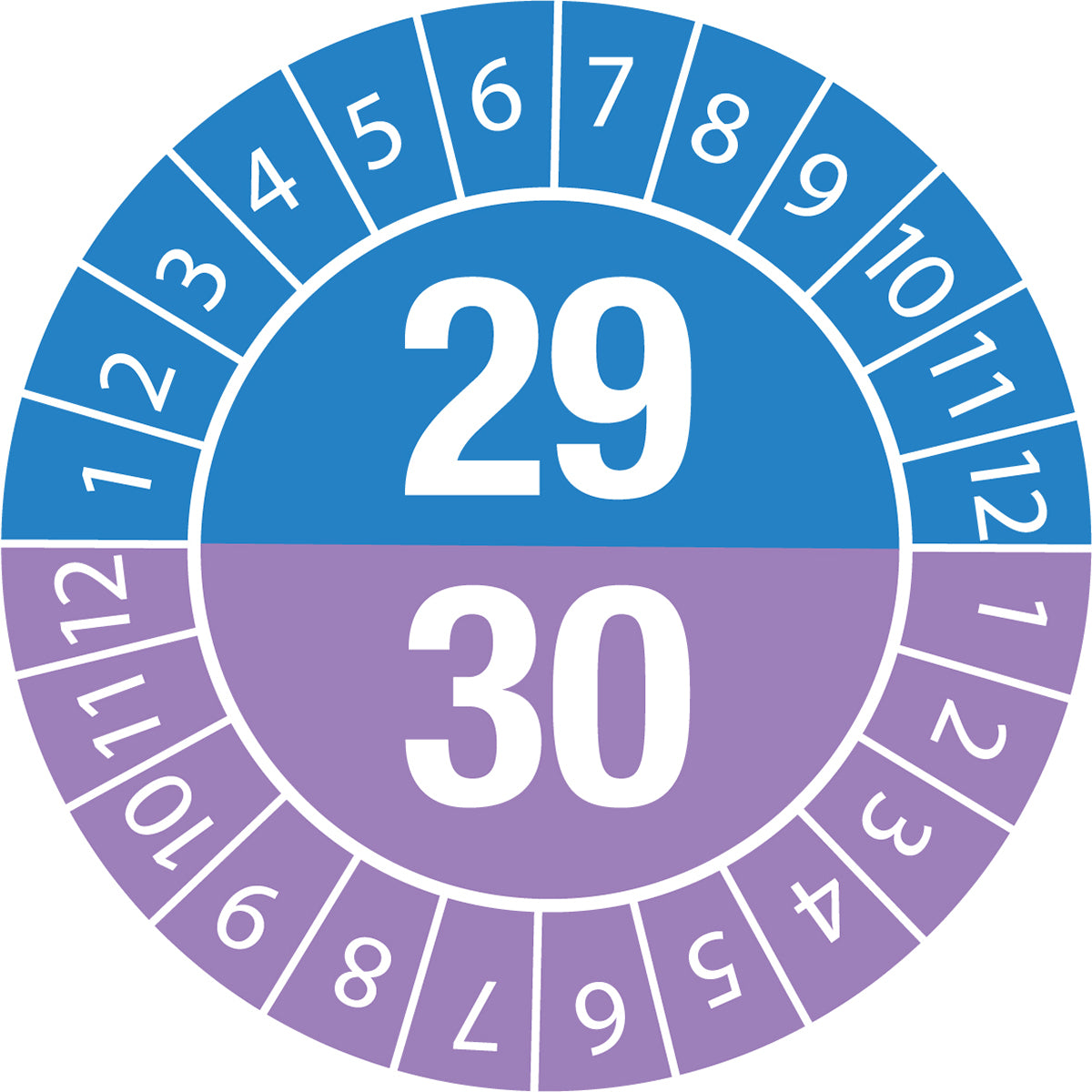 Inspection plates 29/30 diameter 25 B-7541