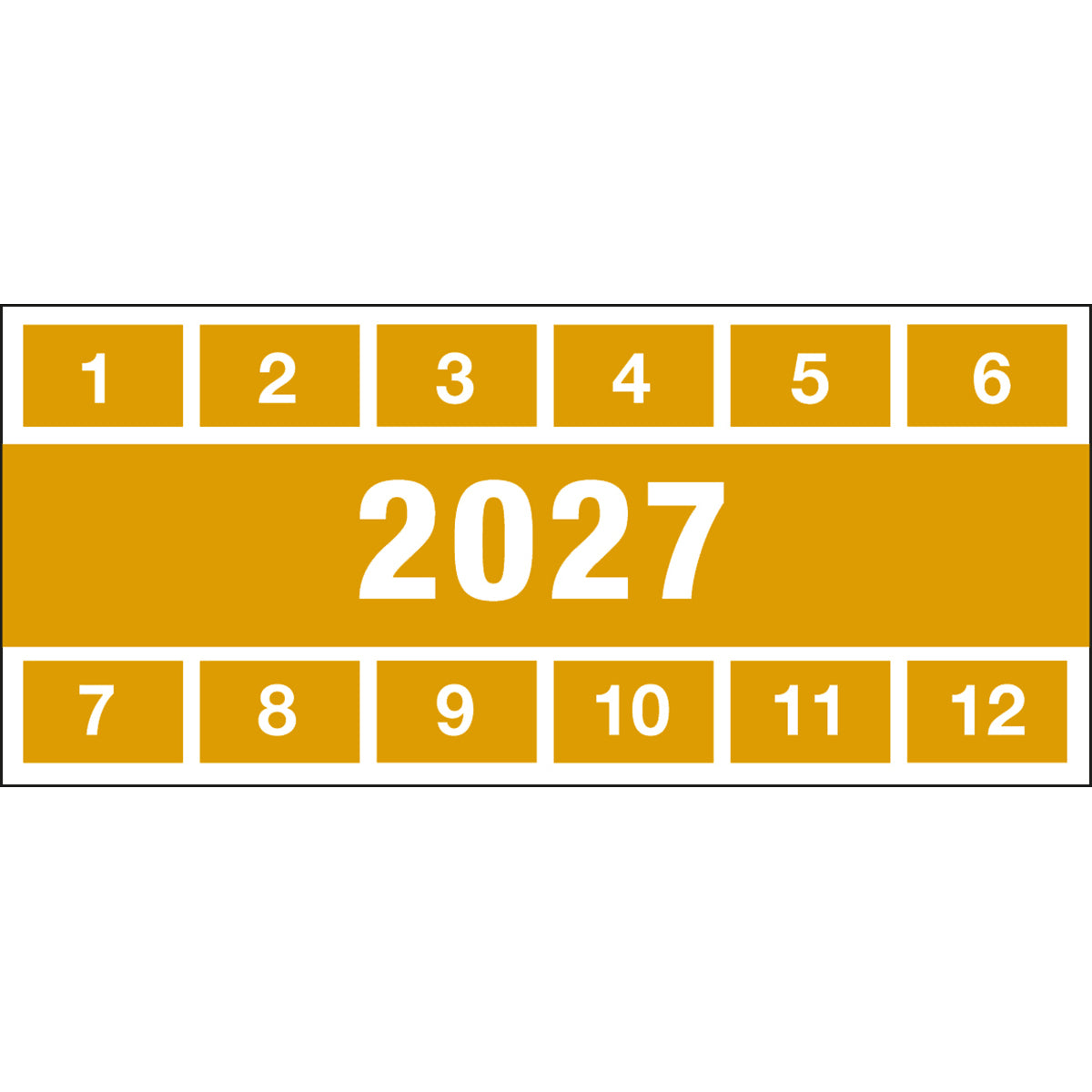 Prüfplaketten 27 57x25 B-500