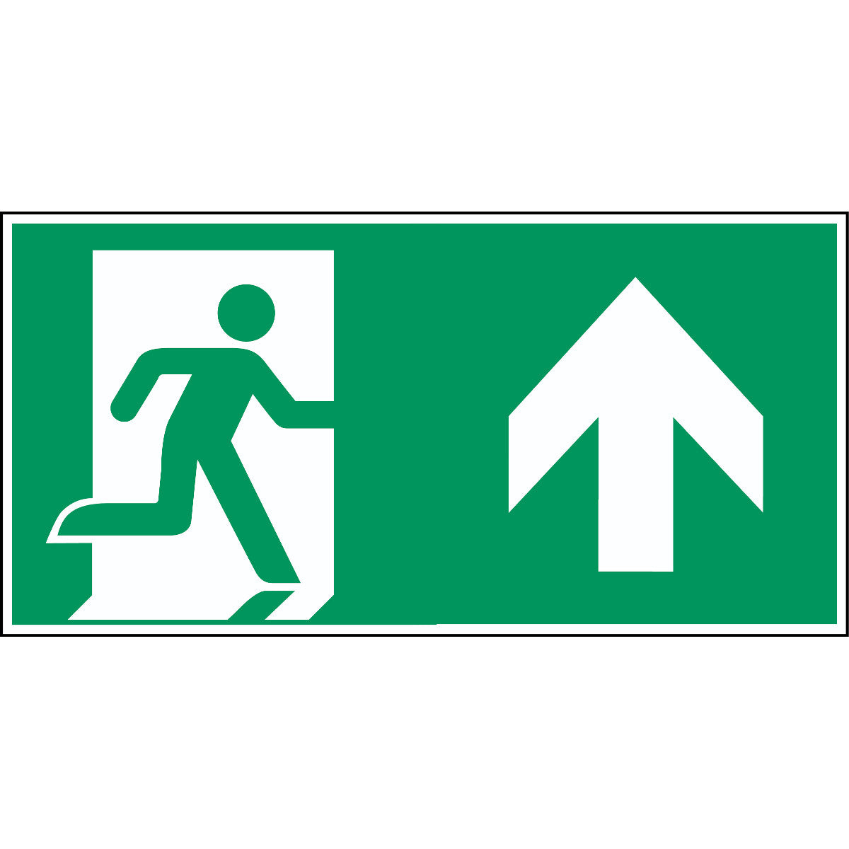 Notausgang (rechts) – ISO 7010