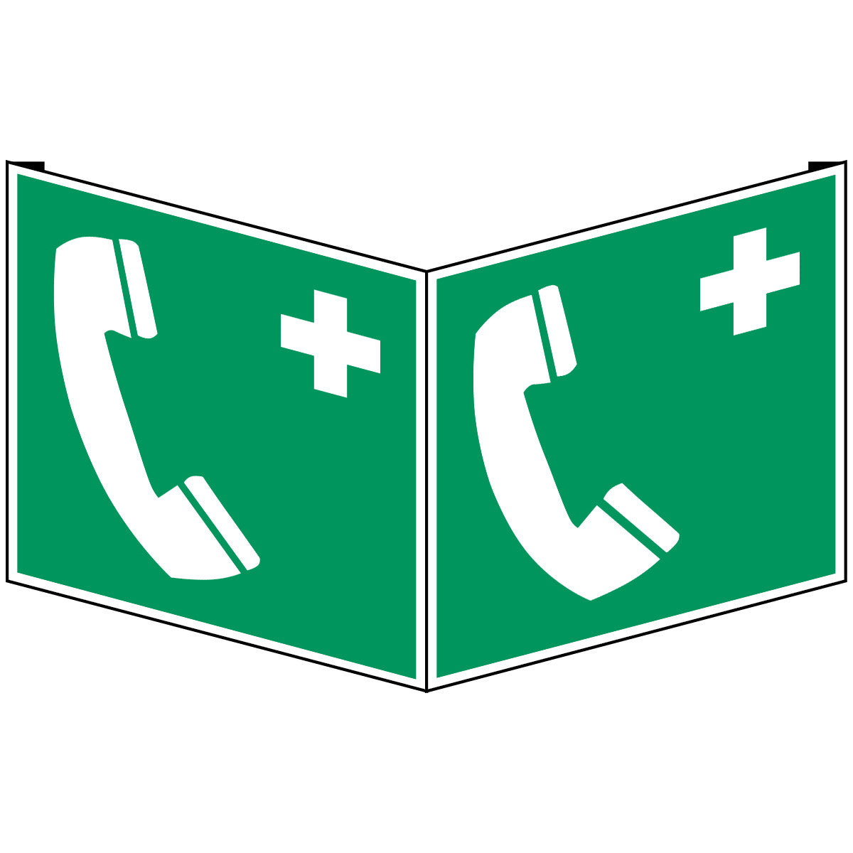 ISO Sicherheitskennzeichnung - Notruftelefon