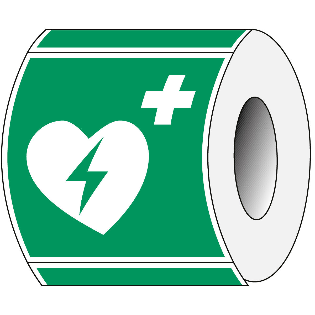 ISO safety marking - defibrillator