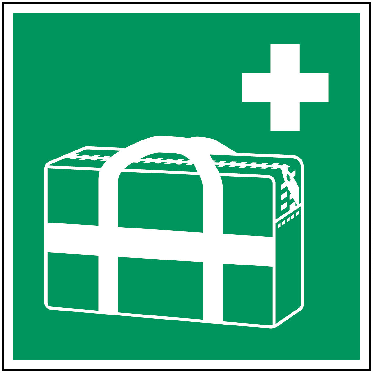 Medizinischer Notfallkoffer – ISO 7010