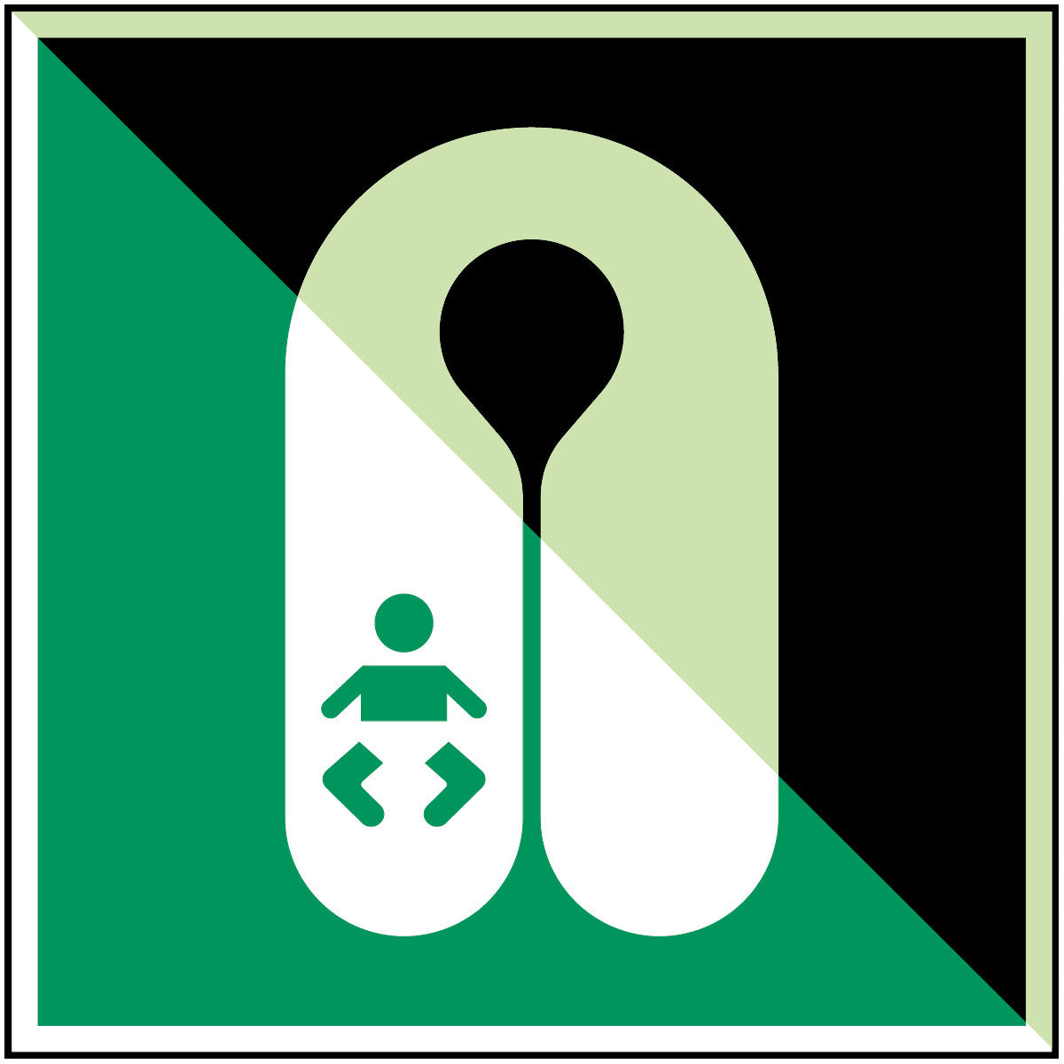Rettungsweste für Säuglinge – ISO 7010