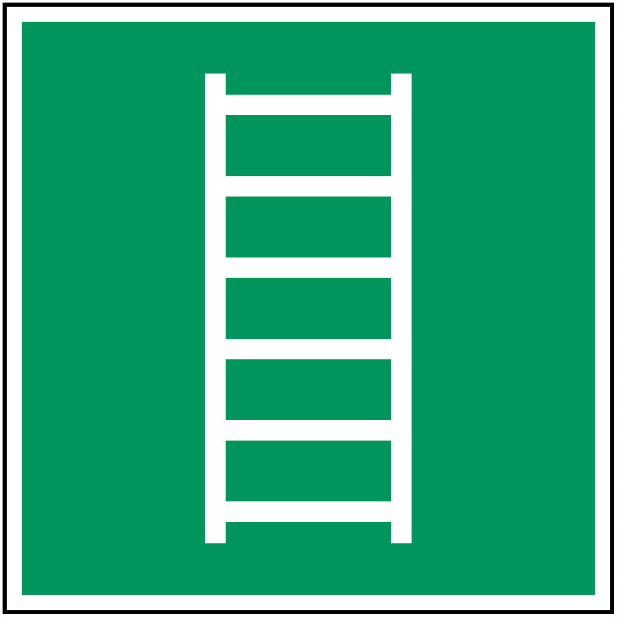 Fluchtleiter – ISO 7010