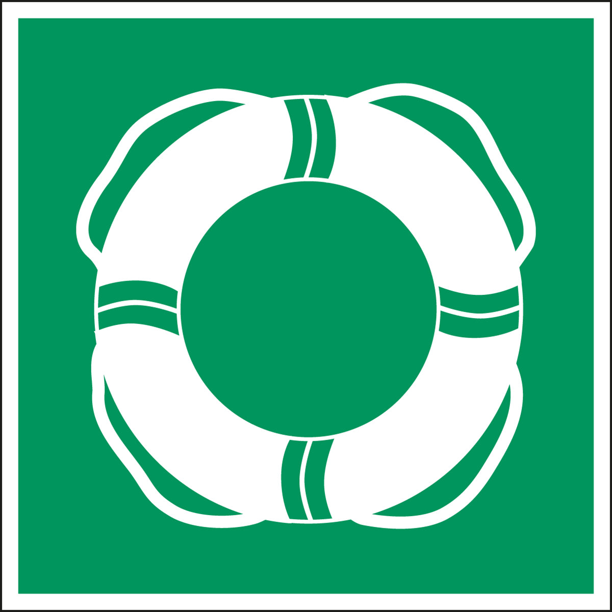 ISO-Sicherheitsschild – Wasserrettungsgeräte
