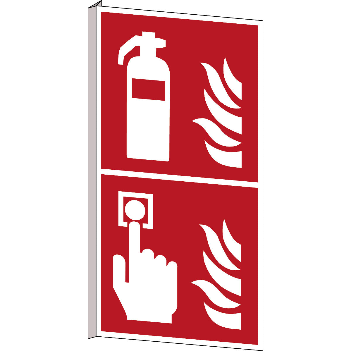 Feuerlöscher und Brandmelder – ISO 7010