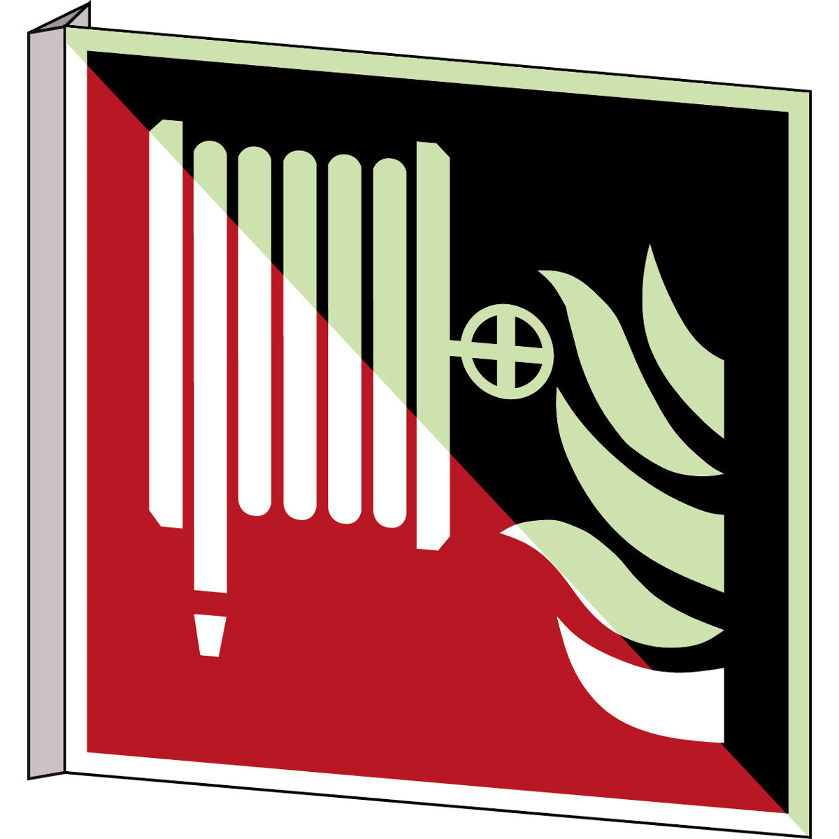Langnachleuchtende Sicherheitsschilder