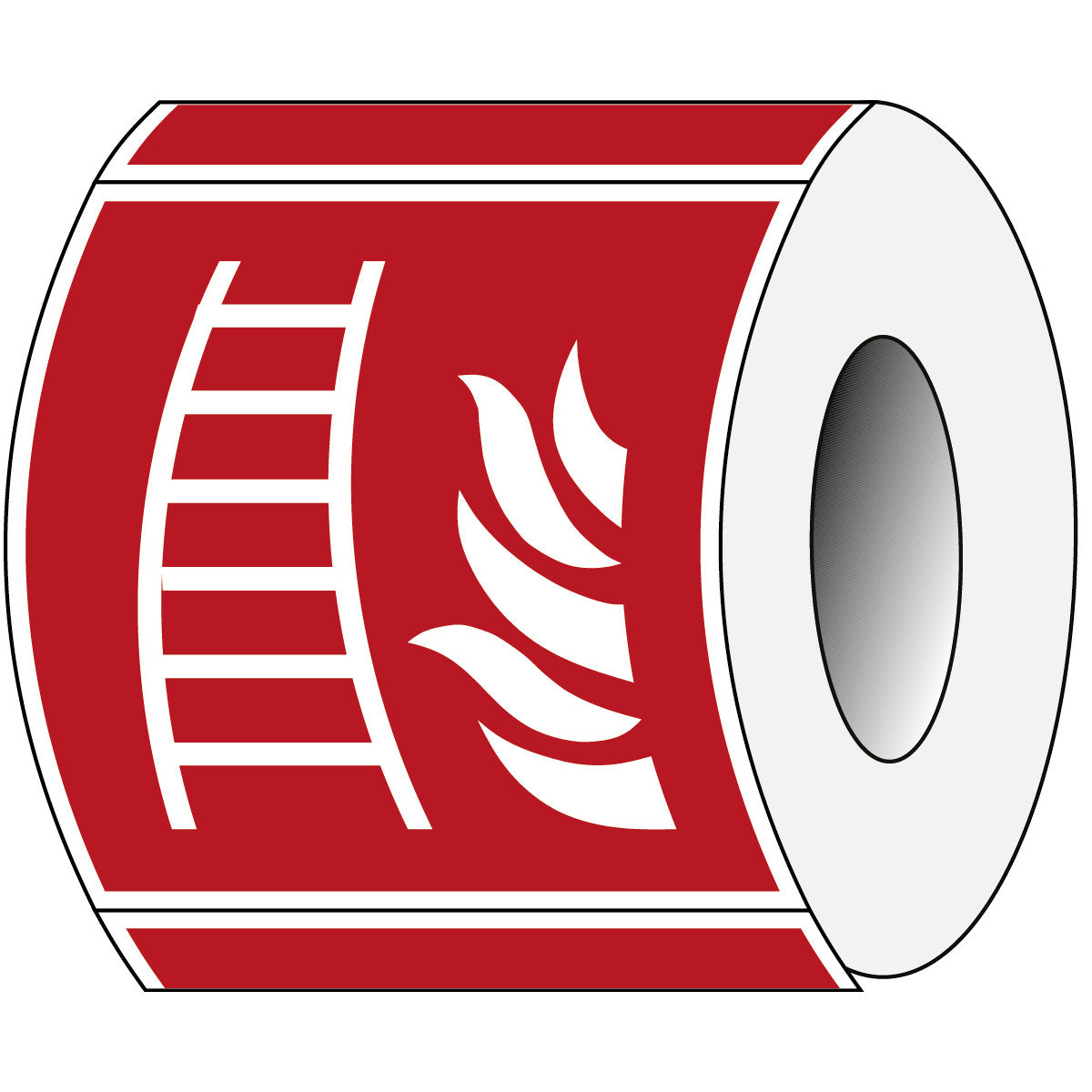ISO safety signage - fire protection ladder