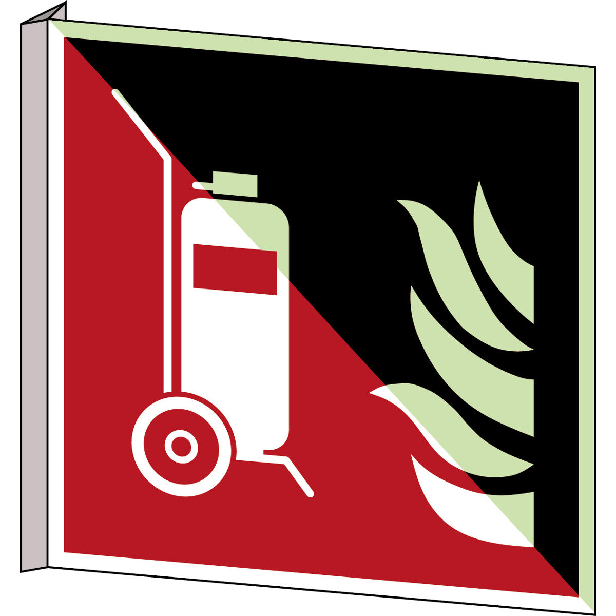 Fahrbarer Feuerlöscher – ISO 7010