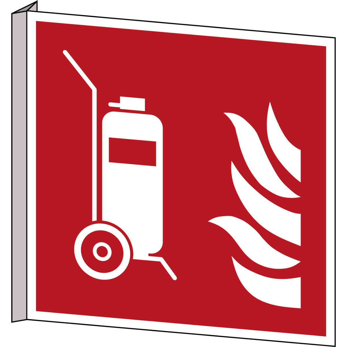 Fahrbarer Feuerlöscher – ISO 7010