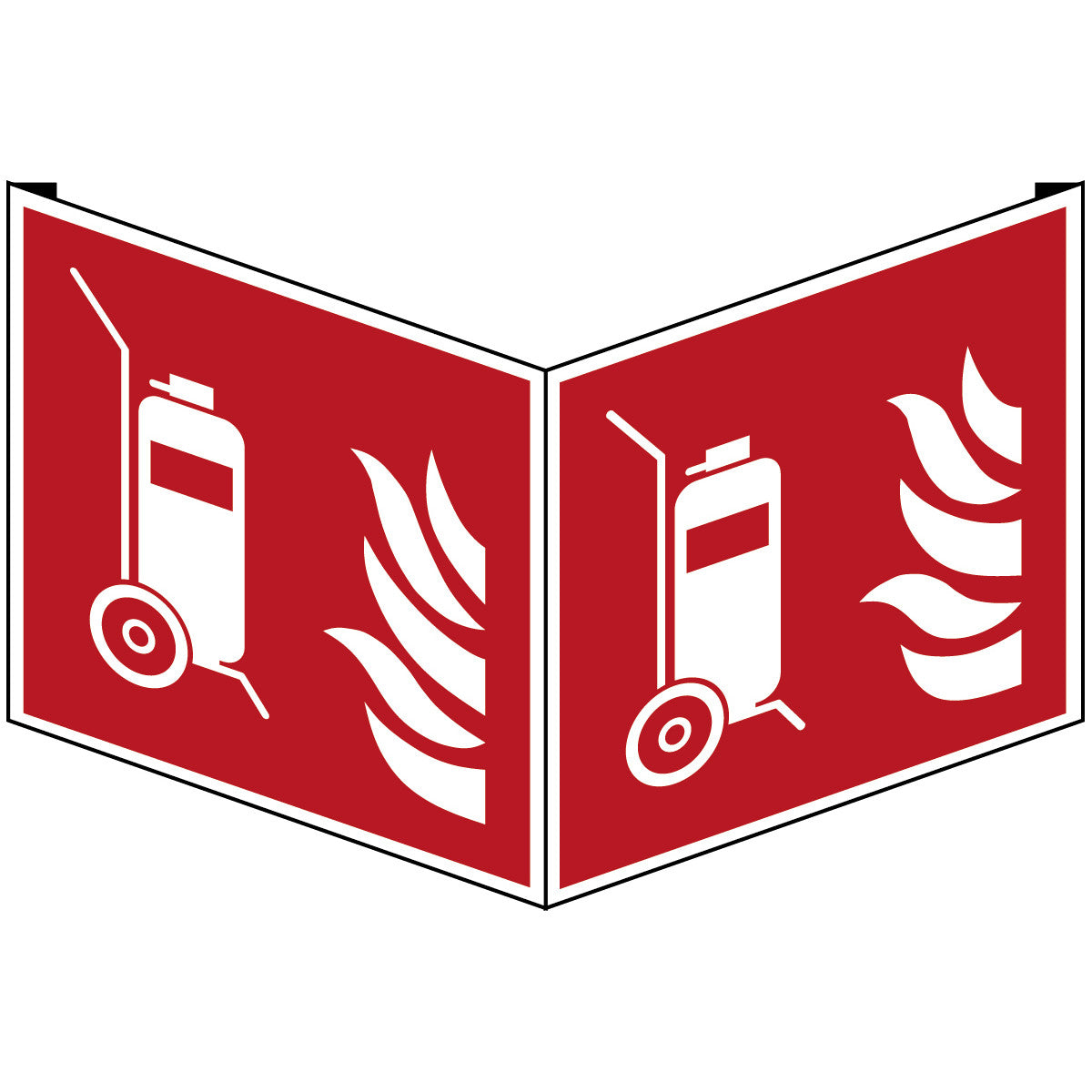 Fahrbarer Feuerlöscher – ISO 7010