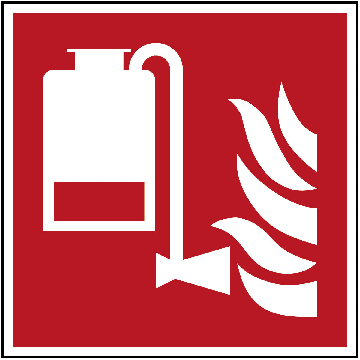 Tragbare Schaumlösch-Einheit – ISO 7010