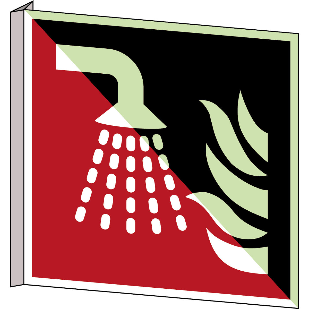 Wassernebelrohr – ISO 7010
