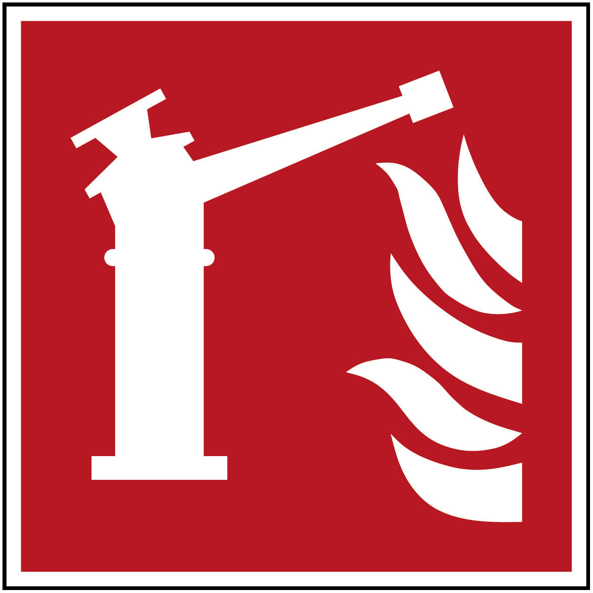 Feuerlöschmonitor – ISO 7010