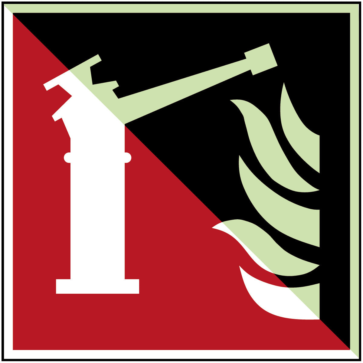 Feuerlöschmonitor – ISO 7010