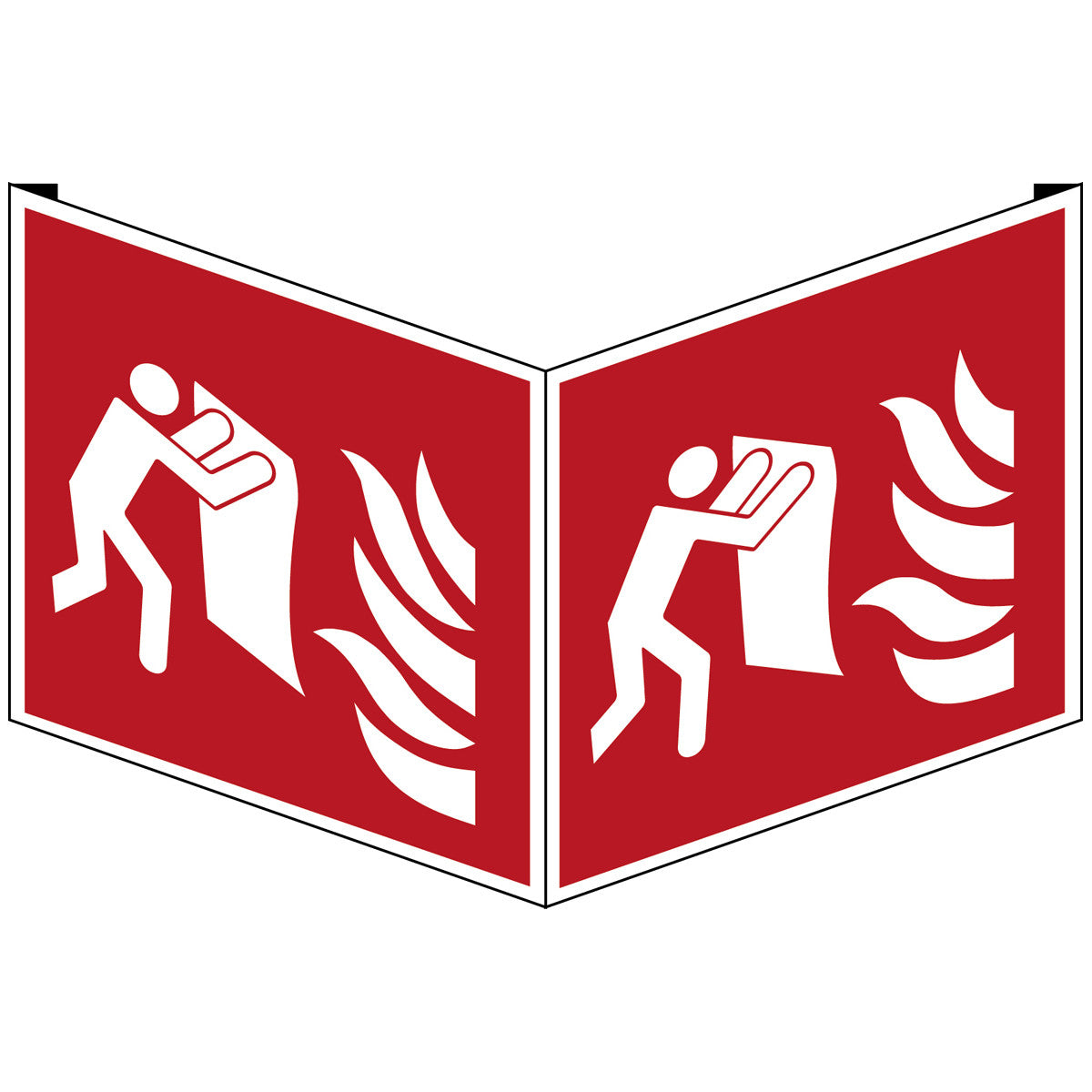Feuerlöschdecke – Sicherheitsschild – ISO 7010