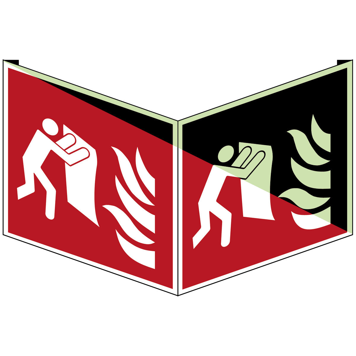 Feuerlöschdecke – Sicherheitsschild – ISO 7010