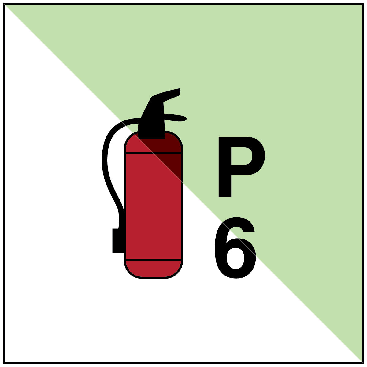 Tragbarer Feuerlöscher P6 – IMO