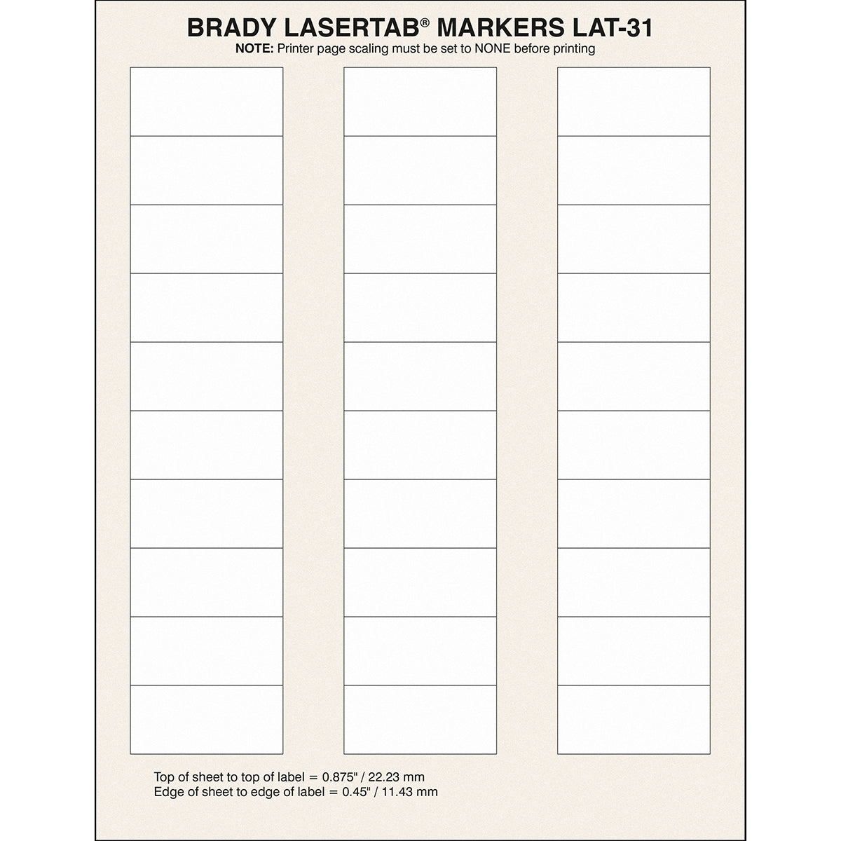 LaserTab Etiketten für Laserdrucker