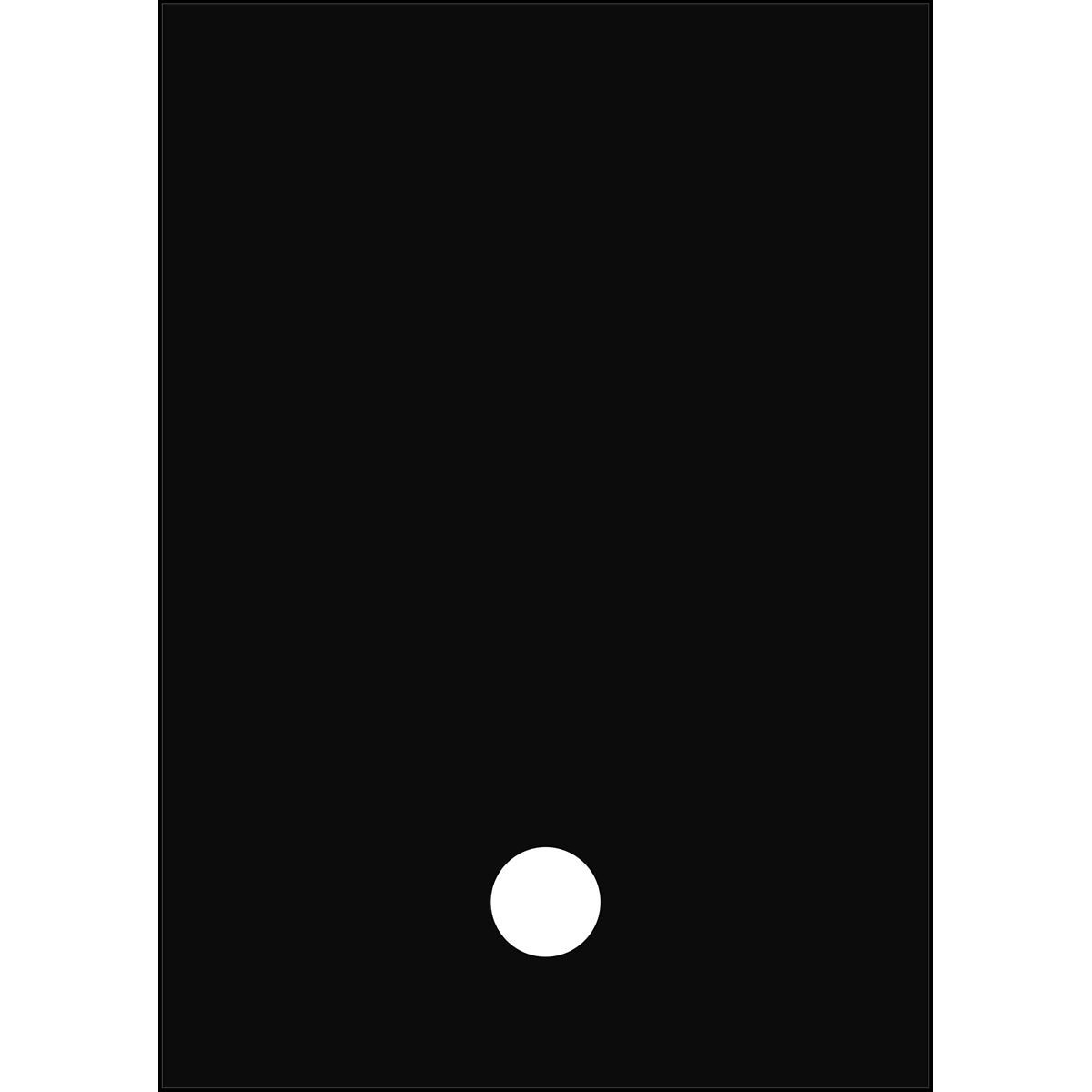 Chiffres et lettres A4 - Blanc/Noir - Point - B-859 (Film magnétique)