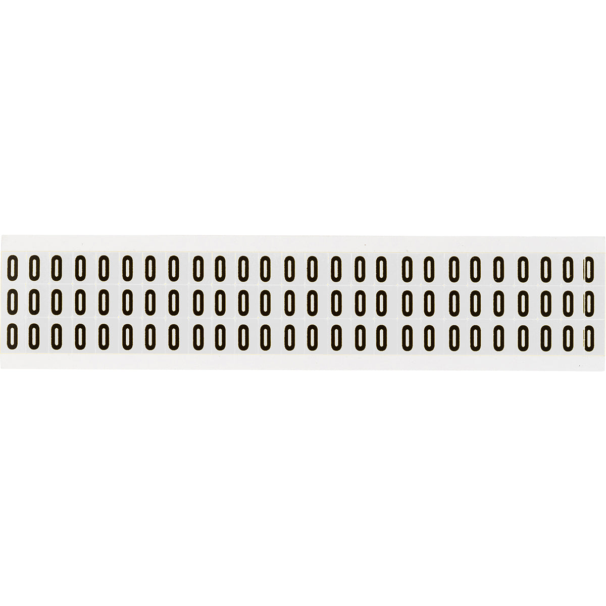 Zahlen & Buchstaben B-499 (Nylongewebe) - O - Großbuchstaben , 12,7 x 9,5 mm