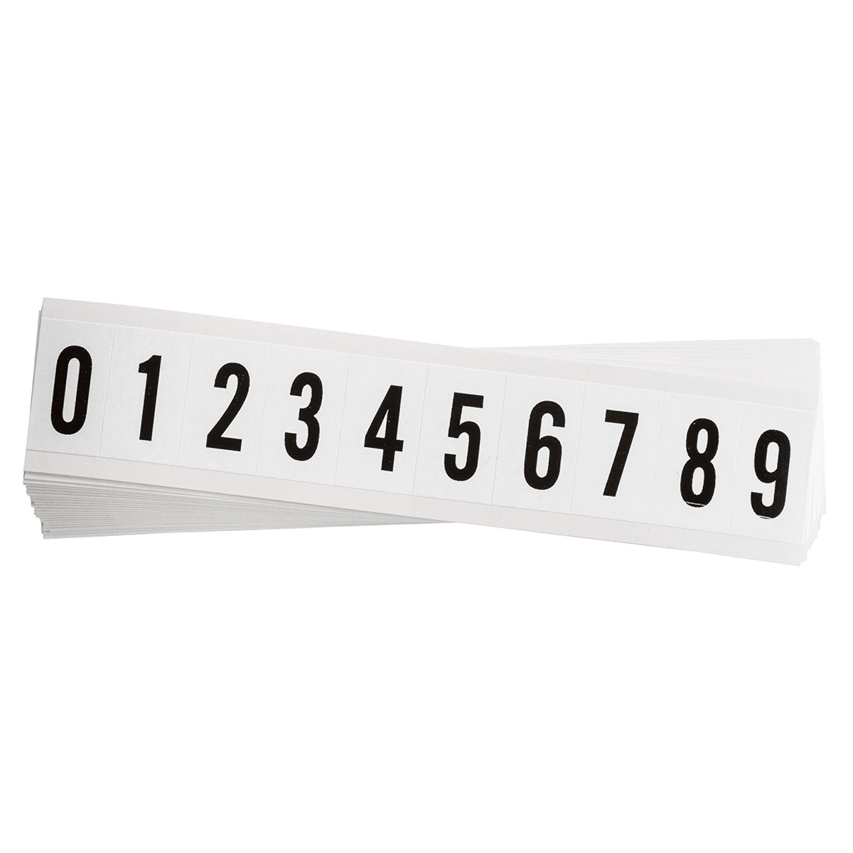 Zahlen & Buchstaben, B-499 (Nylongewebe), Weiß 0 - 9 , 38 x 22 mm