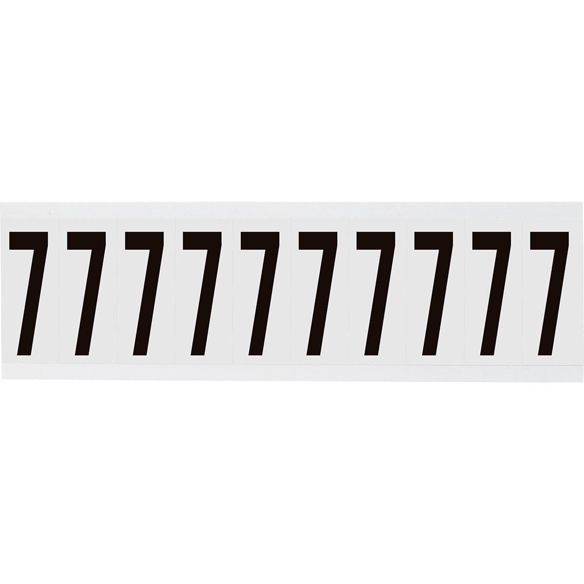 Zahlen & Buchstaben, B-499 (Nylongewebe), Weiß - 7 , 57 x 22 mm