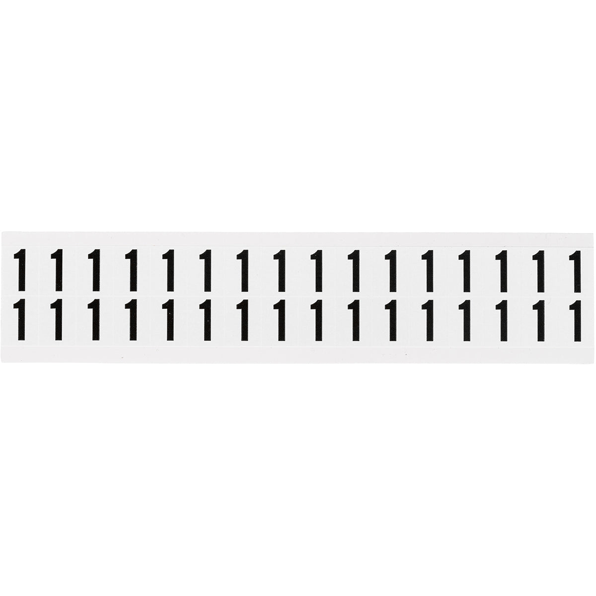 Zahlen & Buchstaben, B-499 (Nylongewebe), Weiß - 1 , 19 x 14 mm