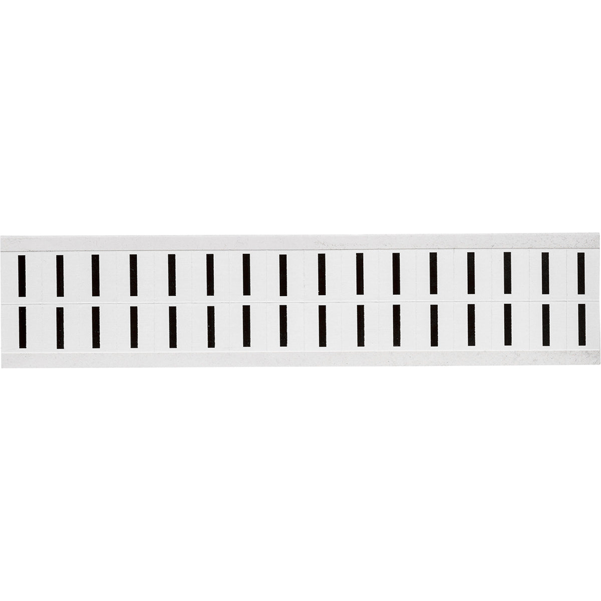 Zahlen & Buchstaben, B-499 (Nylongewebe), Weiß - I , 19 x 14 mm