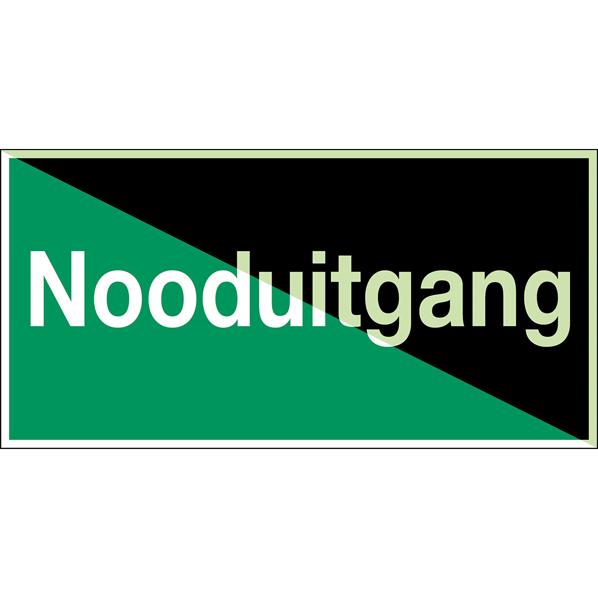 Langnachleuchtende Sicherheitsschilder
