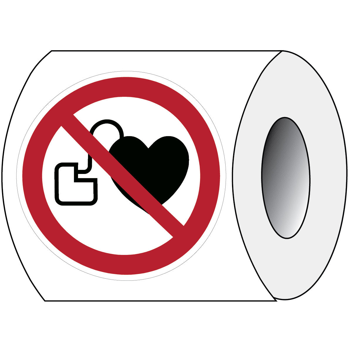 Signal de sécurité ISO - Interdiction aux personnes portant un stimulateur cardiaque