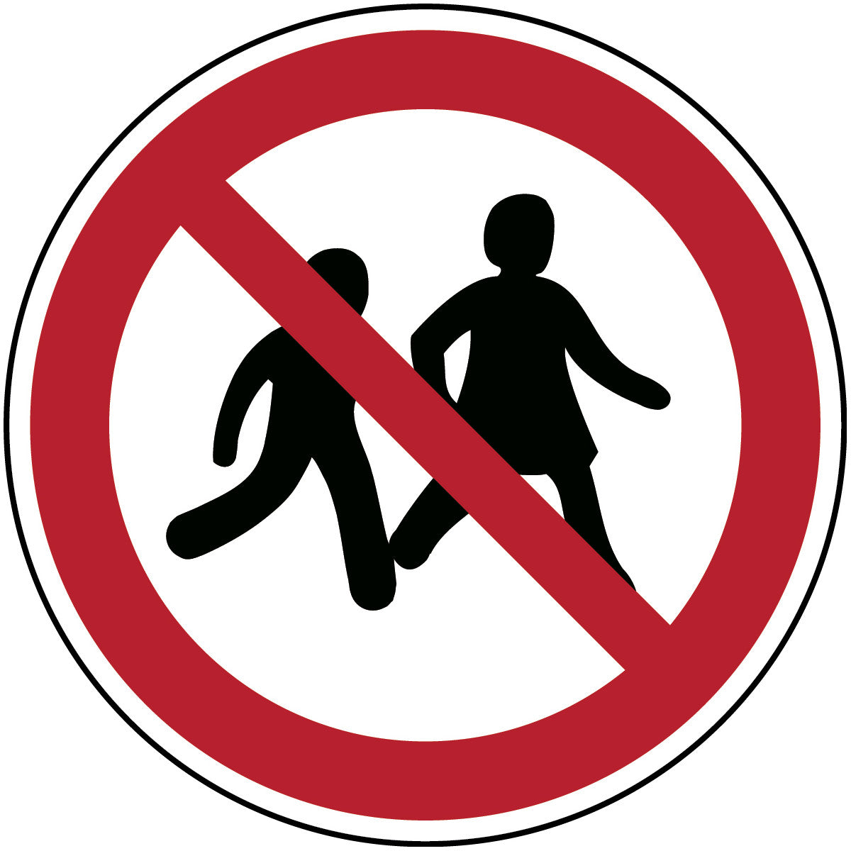 ISO Sicherheitskennzeichnung - Kinder verboten