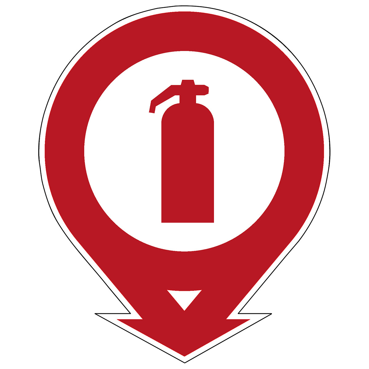 Brandsicherheitspiktogramm – Feuerlöscher