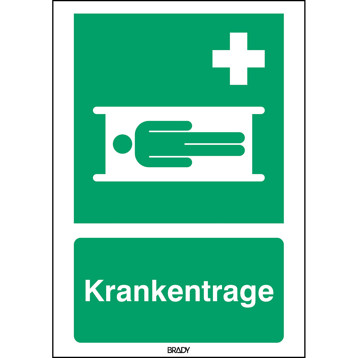 ISO 7010 Zeichen - Krankentrage