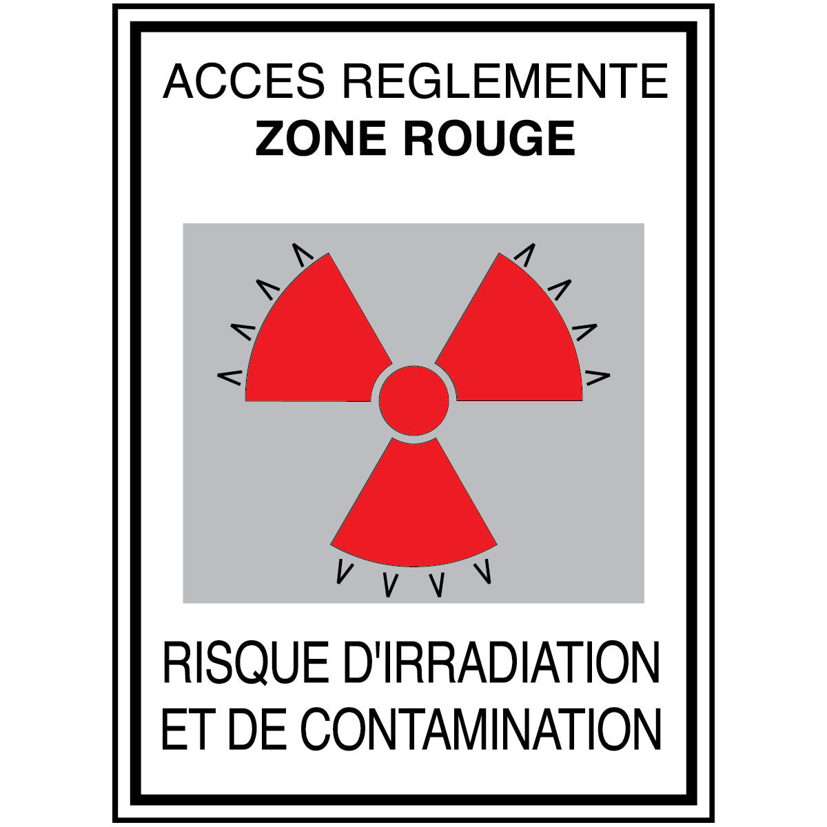 Risque d’irradiation et de contamination (produit francophone)