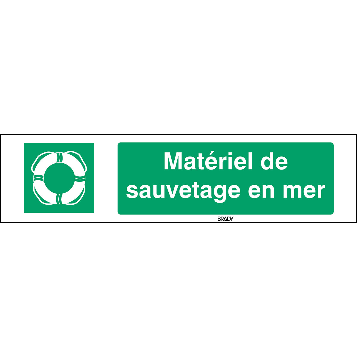 ISO-Sicherheitsschild – Wasserrettungsgeräte