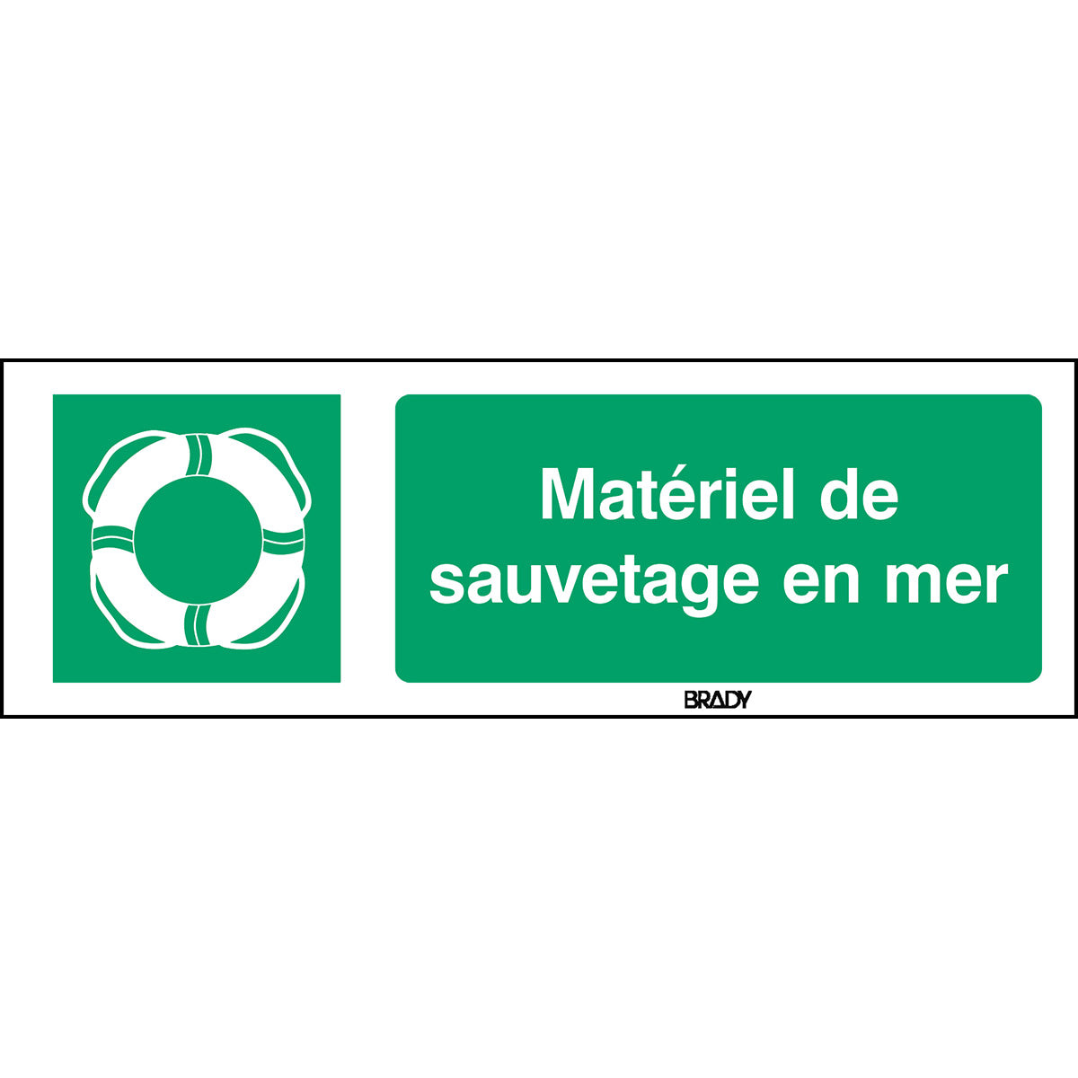 ISO-Sicherheitsschild – Wasserrettungsgeräte